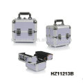 mini aluminum cosmetic case with 4 trays inside and with different color options